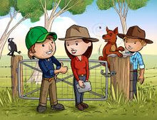 Load image into Gallery viewer, GEORGE THE FARMER RUBY AND THE DAIRY PICTURE BOOK