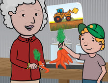 Load image into Gallery viewer, GEORGE THE FARMER VEGETABLE ORCHESTRA PICTURE BOOK