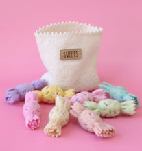 Load image into Gallery viewer, FELT RAINBOW SWEETS IN BAG