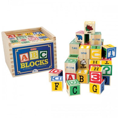 WOODEN ALPHABET BLOCKS