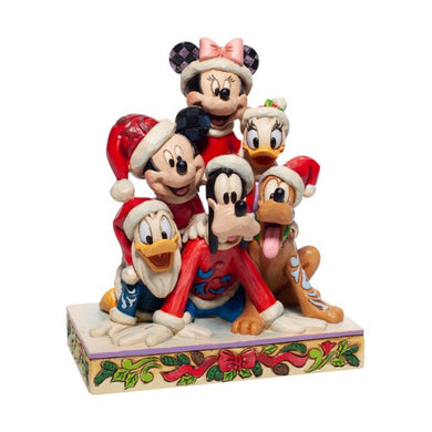 JIM SHORE DISNEY TRADITIONS MICKEY AND FRIENDS PILED HIGH