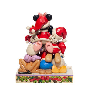 JIM SHORE DISNEY TRADITIONS MICKEY AND FRIENDS PILED HIGH