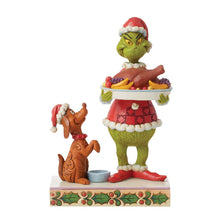 Load image into Gallery viewer, JIM SHORE GRINCH AND MAX CHRISTMAS DINNER