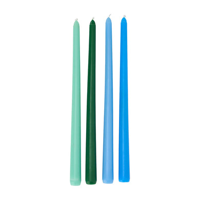 TAPER CANDLES SET JEWEL BLUES