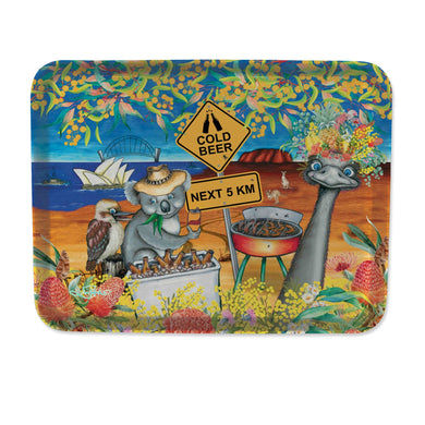 MELAMINE TRAY SMALL COLD BEER