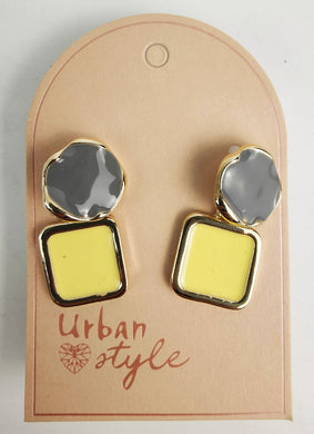 EARRINGS JACQUIE GOLD AND YELLOW