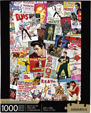 ELVIS PUZZLE MOVIE POSTER COLLAGE 1000PC