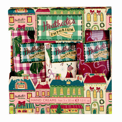 HEATHCOTES EMPORIUM FESTIVE HAND CREAM TRIO