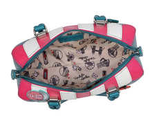 Load image into Gallery viewer, VENDULA LONDON KITTYS DINER SPEEDY BOWLER BAG