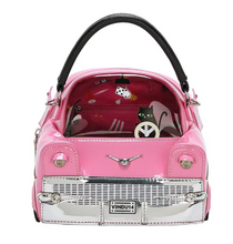 Load image into Gallery viewer, VENDLUA LONDON KITTYS DRIVE IN MOVIE CATABLANCA CATTILAC BAG