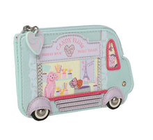 Load image into Gallery viewer, VENDULA LONDON CANDY FLOSS CART COIN PURSE