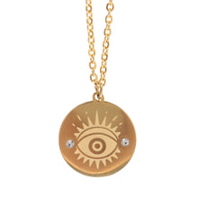 Load image into Gallery viewer, ALL SEEING EYE NECKLACE SET