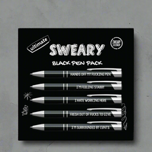 Load image into Gallery viewer, SWEARY PEN PACK BLACK