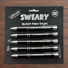 Load image into Gallery viewer, SWEARY PEN PACK BLACK