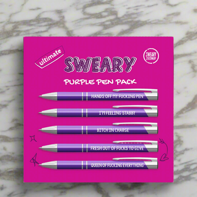 SWEARY PEN PACK PURPLE