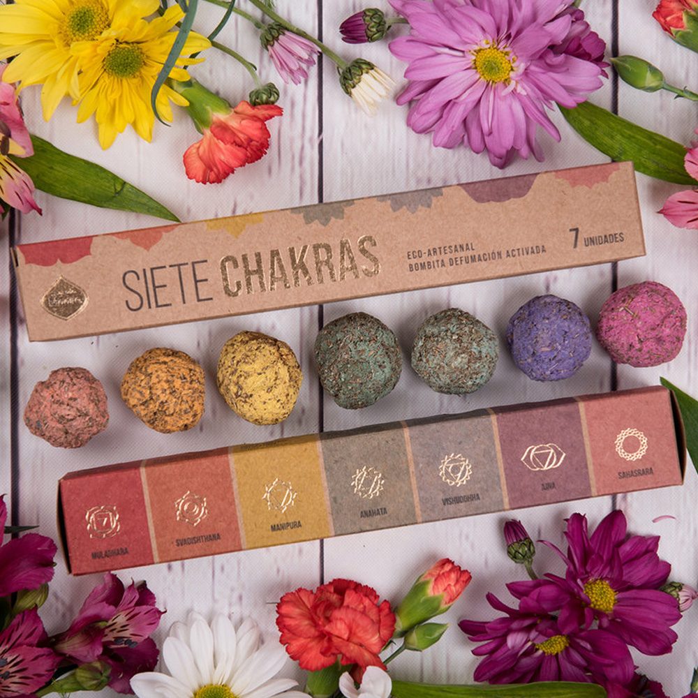 7 CHAKRAS SMUDGE BOMBS