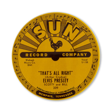 ELVIS MAGNET SUN RECORDS THATS ALL RIGHT