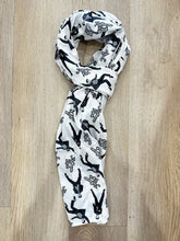 Load image into Gallery viewer, ELVIS SCARF JAILHOUSE ROCK WHITE