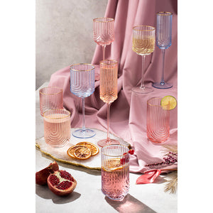 TEMPA FLORANCE CHAMPAGNE GLASS CLEAR