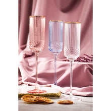 Load image into Gallery viewer, TEMPA FLORANCE CHAMPAGNE GLASS CLEAR