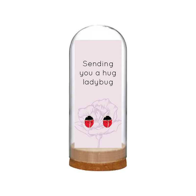 EARRINGS PETITE LADYBUG
