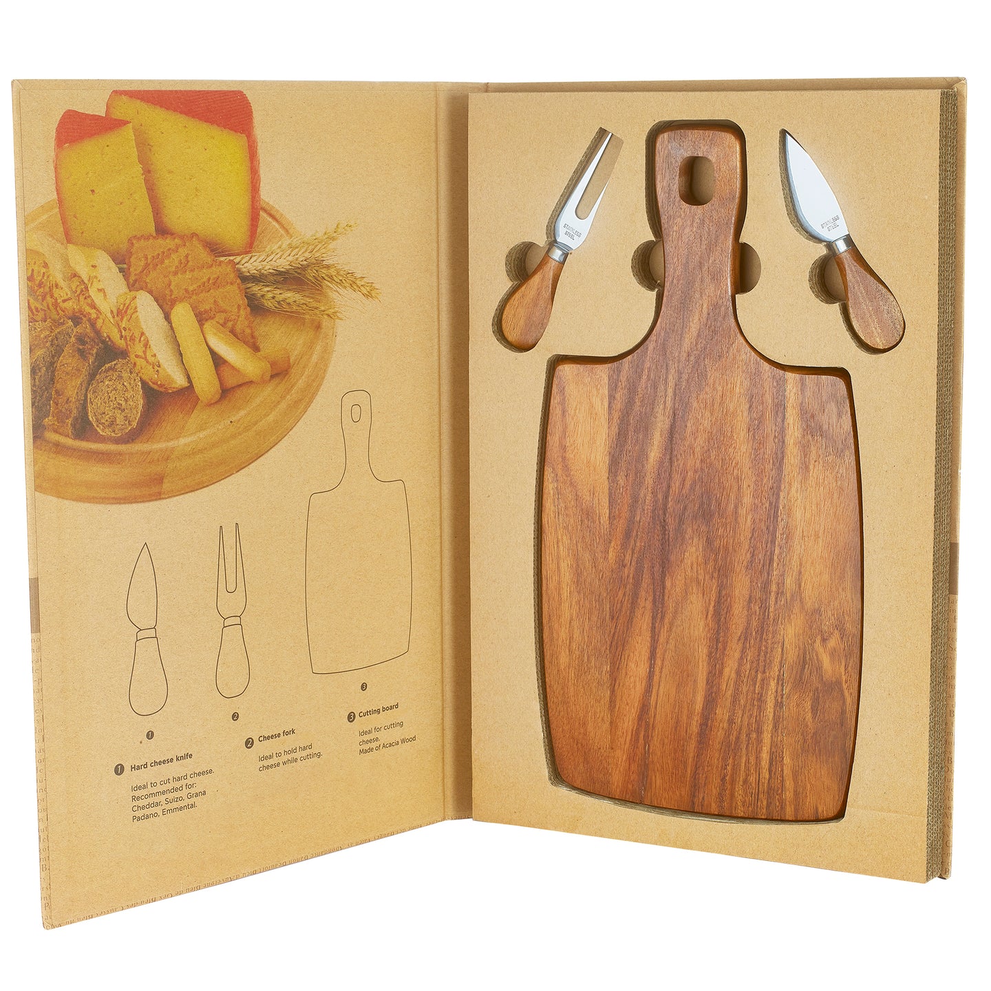 CHEESE BOARD & KNIFE SET