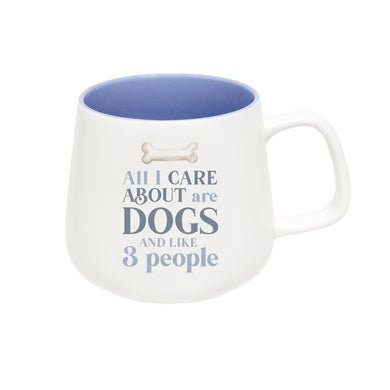 ALL I CARE ABOUT ARE DOGS MUG