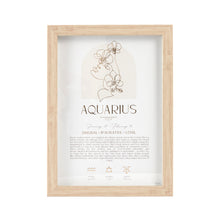 Load image into Gallery viewer, MYSTIC FRAMED PRINT AQUARIUS