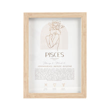 Load image into Gallery viewer, MYSTIC FRAMED PRINT PISCES