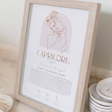 Load image into Gallery viewer, MYSTIC FRAMED PRINT CAPRICORN