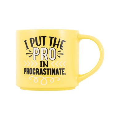 CHEEKY MUG PROCRASTINATE