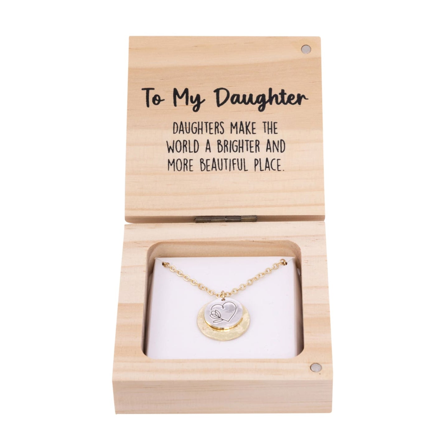 NECKLACE HEART & SOUL TO MY DAUGHTER