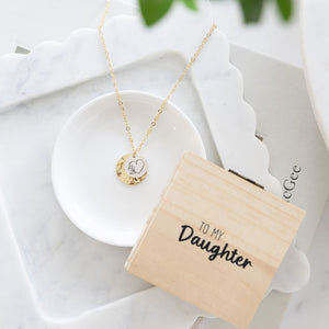 NECKLACE HEART & SOUL TO MY DAUGHTER