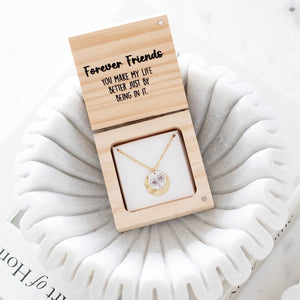 NECKLACE HEART & SOUL FOREVER FRIENDS
