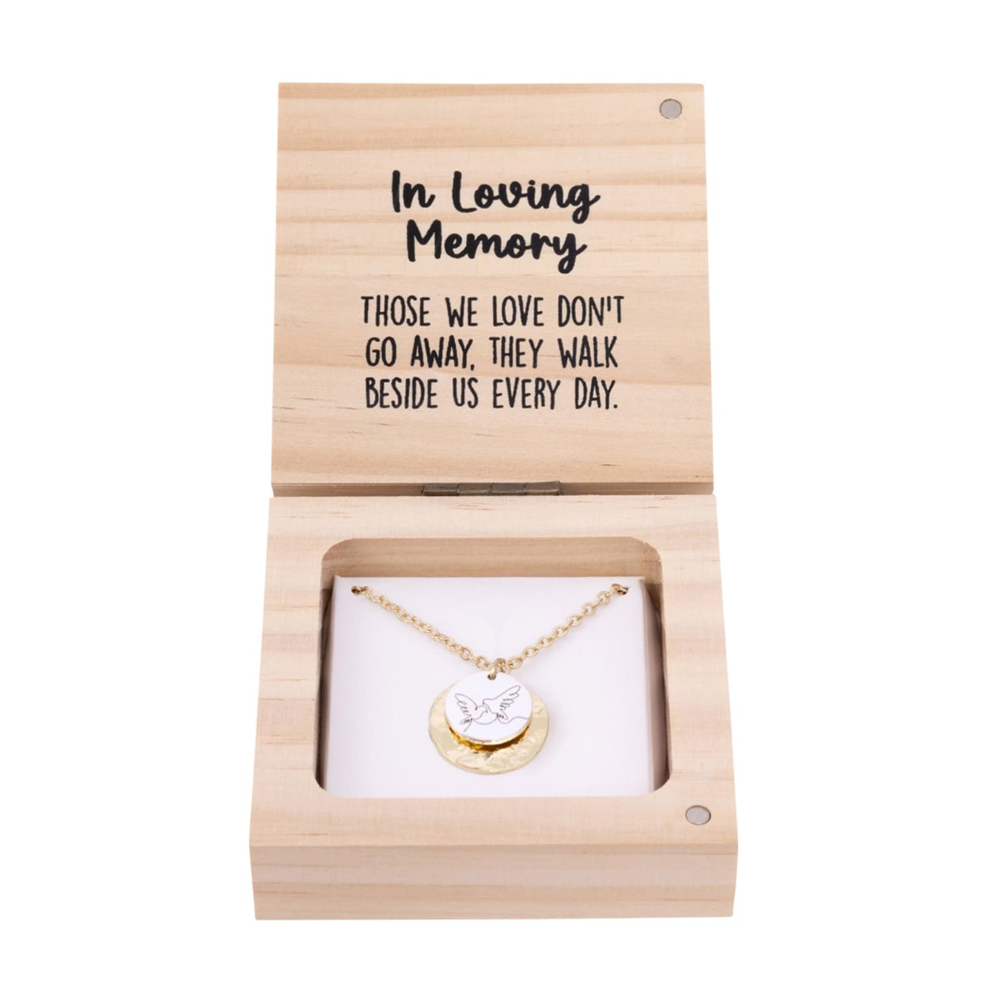 NECKLACE HEART & SOUL IN LOVING MEMORY