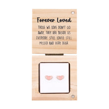 Load image into Gallery viewer, EARRINGS HEART &amp; SOUL FOREVER LOVED