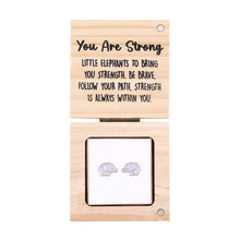 Load image into Gallery viewer, EARRINGS HEART &amp; SOUL YOU ARE STRONG
