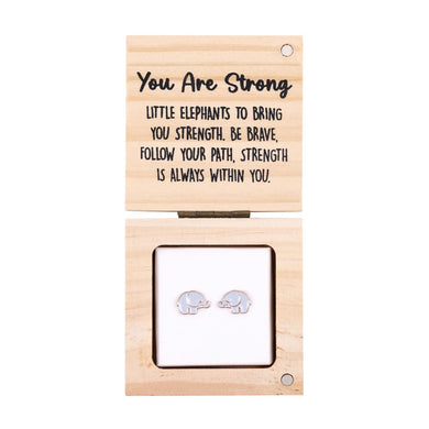 EARRINGS HEART & SOUL YOU ARE STRONG