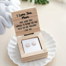 Load image into Gallery viewer, EARRINGS HEART &amp; SOUL MUM I LOVE YOU