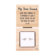 Load image into Gallery viewer, EARRINGS HEART &amp; SOUL MY TRUE FRIEND