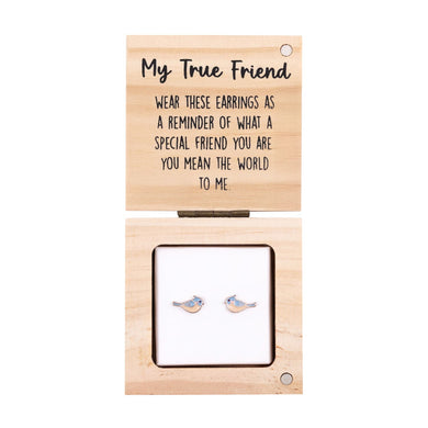 EARRINGS HEART & SOUL MY TRUE FRIEND