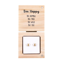 Load image into Gallery viewer, EARRINGS HEART &amp; SOUL BEE HAPPY