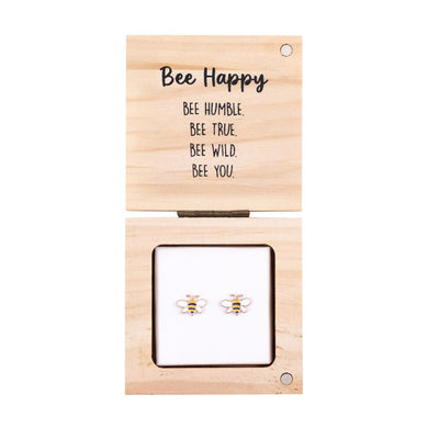 EARRINGS HEART & SOUL BEE HAPPY