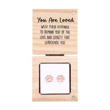 Load image into Gallery viewer, EARRINGS HEART &amp; SOUL YOU ARE LOVED