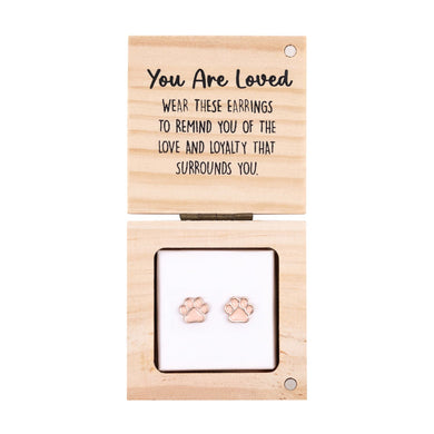 EARRINGS HEART & SOUL YOU ARE LOVED
