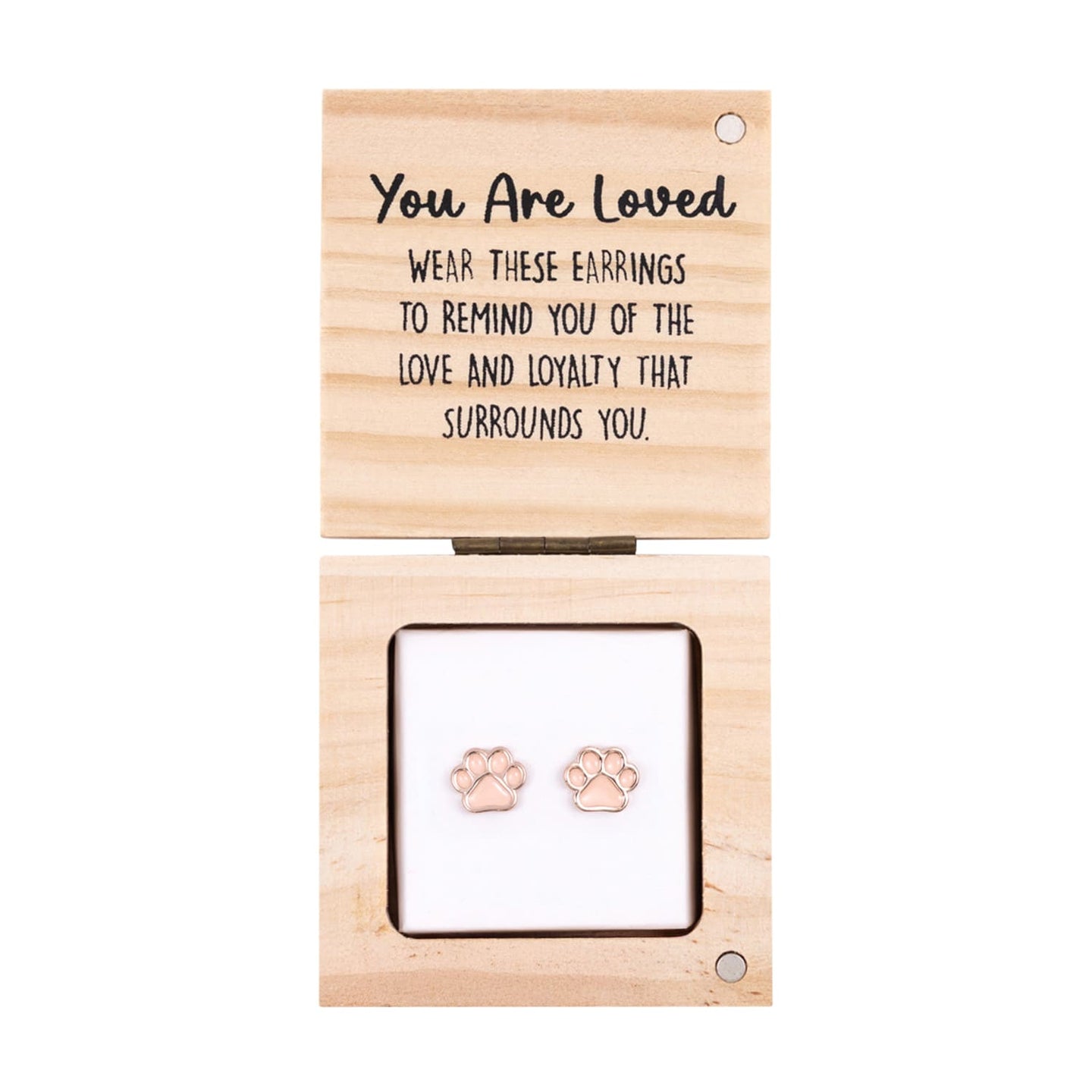 EARRINGS HEART & SOUL YOU ARE LOVED
