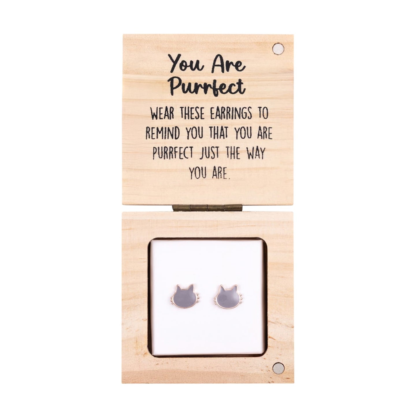 EARRINGS HEART & SOUL YOU ARE PURRFECT
