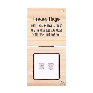 EARRINGS HEART & SOUL LOVING HUGS