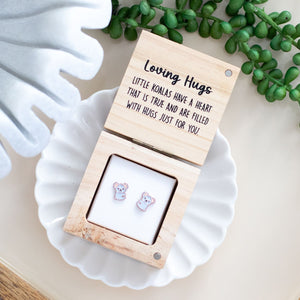EARRINGS HEART & SOUL LOVING HUGS