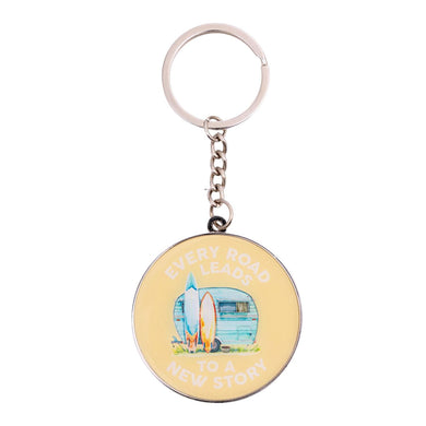 KEYCHAIN EVERY ROAD LEADS
